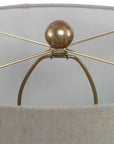 Amarey - Metal Ring Table Lamp - Gold