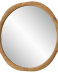 Salina - Round Bamboo Mirror