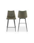 Alibi - Counter Stool (Set of 2) - Dark Green
