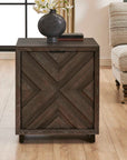 Barrett - Oak Cabinet - Dark Charcoal