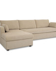 Burrow - Sleeper Sectional With Left Storage Chaise - Sand
