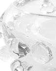 Aura - Clear Glass Bowl - White