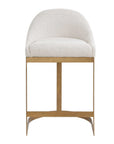 Ira - Counter Stool - Gold / Ivory