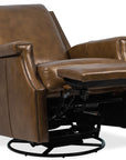 RC - Collier Power Swivel Glider Recliner - Brown