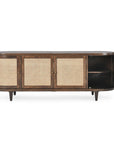 Teresa - 4 Door Buffet - Walnut / Natural Brown