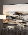 Aftermath - Abstract Art - Light Brown