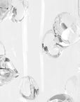 Aura - Clear Glass Vase - White