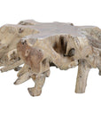 Cypress - Root Coffee Table - Natural White Wash
