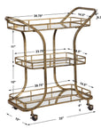 Stassi - Serving Cart - Gold