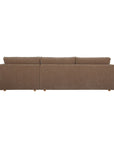 Bryn - Sectional Camel Right Stationary Sofa - Light Brown