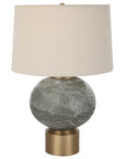 Lunia - Gray Glass Table Lamp