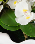 Opulence Orchid - Centerpiece With Bowl - White