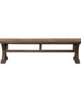 Stratford - Salvaged Wood Bench - Dark Brown