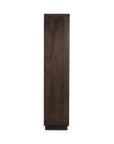Rogers - Solid Wood Tall Cabinet - Dark Brown