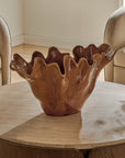 Amber Tide - Indoor-Outdoor Bowl - Brown