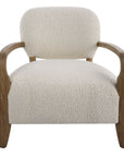 Telluride - Natural Shearling Accent Chair - Beige
