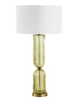Mirah - Glass Table Lamp - Olive Green