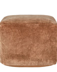 Heirloom - Velvet Pouf - Hazel