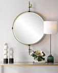 Guardrail - Round Mirror - Gold