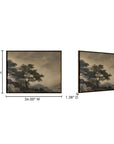 Reverie - Framed Painting - Light Brown