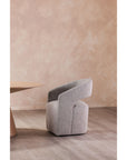 Barrow - Rolling Dining Chair - Gray Storm