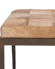 Achen - Hide 60" Bench