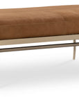 Melange - Tobin Cocktail Ottoman - Brown