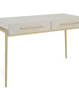 Jewel - Modern White Desk