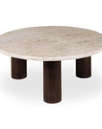 Landon - Coffee Table - Glazed Brown / Beige