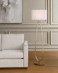 Tordin - Geometric Floor Lamp - Brass / Gold