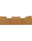 Davie - Classic L Modular Sectional - Golden Yellow
