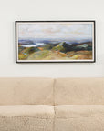 Above - The Lakes Framed Landscape Print - Gray