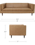 Woods - Sofa - Tan