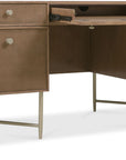 Sonnet - Sonnet Executive Desk - Dark Gray