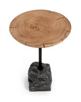Linden - End Table - Natural / Black