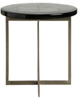 Avaline - Jordan Side Table - Pearl Silver / Gray
