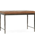Malo - 28" Leather Bench