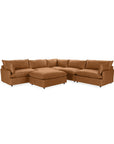 Caplan - 6 Piece Modular Sectional With Ottoman