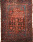 Antique Turkish Kula Rug Circa 1880. A piece of genuine woven carpet art sold by the Santa Barbara Design Center and Rugs and More.