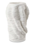 Stratified - Matte Vase - White