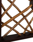 Teak Maze - Rectangle Mirror