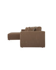 Bryn - Sectional Camel Left Stationary Sofa - Light Brown