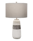 Comanche - Crackle Table Lamp - White