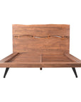 Madagascar - Queen Platform Bed - Light Brown