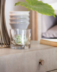 Elixir - 2-Drawer Nightstand - Pearl Silver