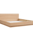 Round Off - King Bed - Natural Oak
