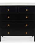 Eleanor - 5 Drawer Chest - Black