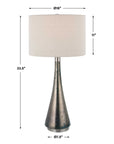 Contour - Metallic Glass Table Lamp - Dark Gray