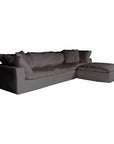 Clay - Livesmart Fabric Lounge Modular Sectional - Light Gray