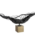 Tranquility - Abstract Sculpture - Black